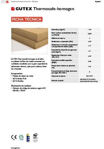 Gutex Thermosafe Homogen