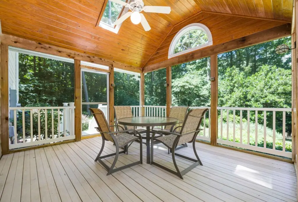 tipos de porches de madera